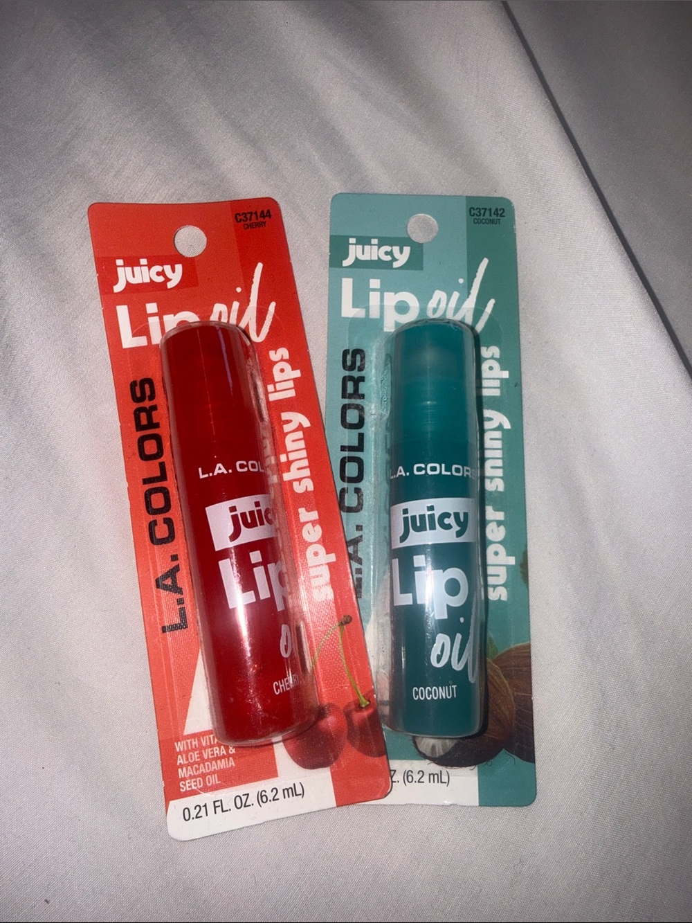 Viral chery and coconut lip oils